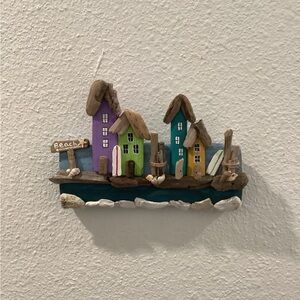 Driftwood Art, Driftwood Beach Houses, Driftwood Beach Art, Coastal Decor